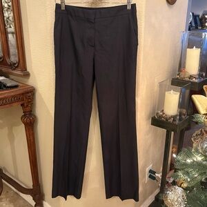 MAXMARA Women Black Wool Silk Blend Dress Pants Trousers Size 4